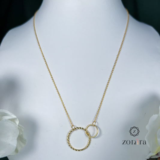 Ira 92.5 Silver Necklace - Ringa-Ring Gold