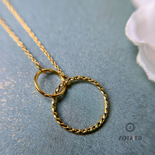 Ira 92.5 Silver Necklace - Ringa-Ring Gold
