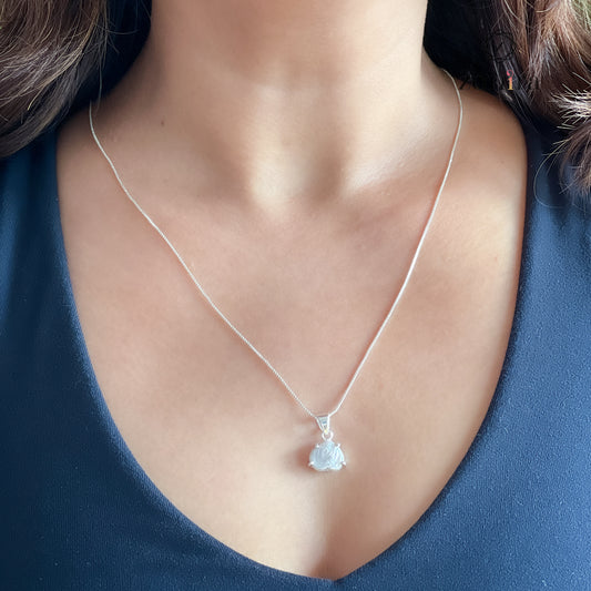 Eka Silver Pendant - Baroque Pearl