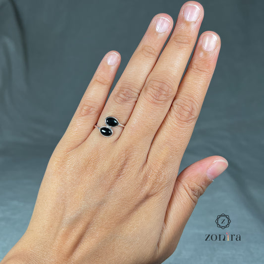 Abel Silver Ring - Black Onyx
