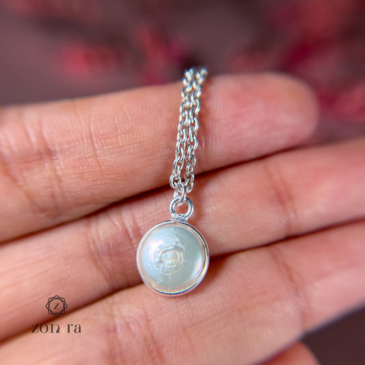Ida Silver Necklace - Coin Pearl