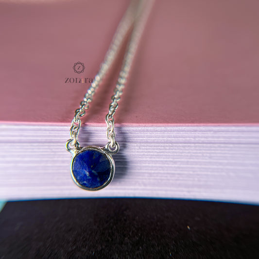 Abel Silver Necklace - Lapis Lazuli